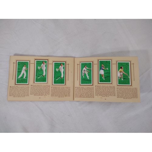 54 - Collection of 4 1930s Sports-Themed Cigarette Card Albums Featuring Footballers, Cricketers, and Ten... 