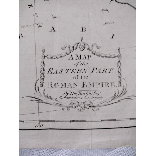 57 - Mid-18th Century Map of the Eastern Part of the Roman Empire by Thomas Kitchin, Noted British Cartog... 