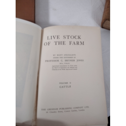 60 - Complete Six-Volume Set of Live Stock of the Farm by Professor C. Bryner Jones, Published by The Gre... 