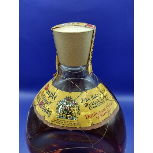 66 - Vintage 1970s Dimple Haig 12-Year-Old Scotch Whisky in Original Gold Box Packaging, Featuring Iconic... 