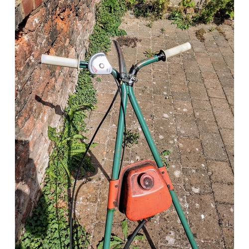 72 - Vintage Mid-Century C1970s Suffolk Super Colt Petrol-Powered Cylinder Lawn Mower