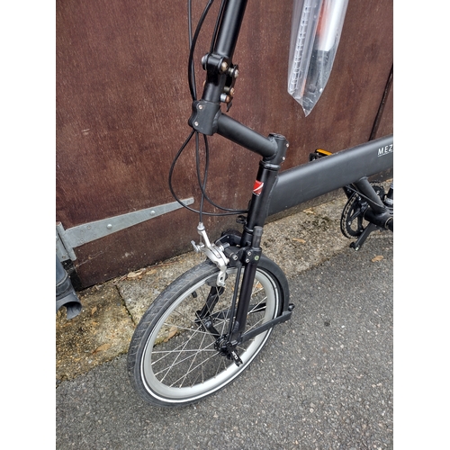 83 - Mezzo D10 Folding Bike with Lightweight Alloy Frame, Circa 2008, Complete with Original Manual CD Ro... 