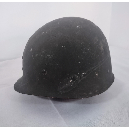 86 - Mid-20th Century U.S. M1 Helmet Liner, Fiberglass Construction, Likely WWII to Vietnam Era