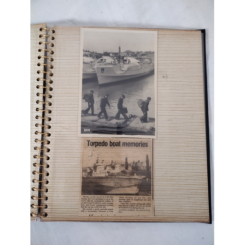 117 - Collection of Photographs from Mid 1930s to late 1940s, Featuring Military Subjects, Torpedo Boats, ... 