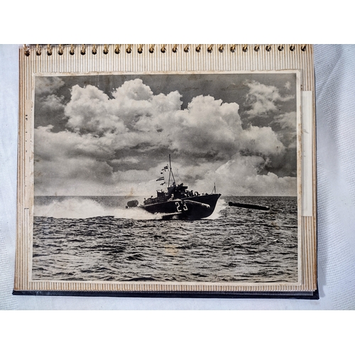 117 - Collection of Photographs from Mid 1930s to late 1940s, Featuring Military Subjects, Torpedo Boats, ... 