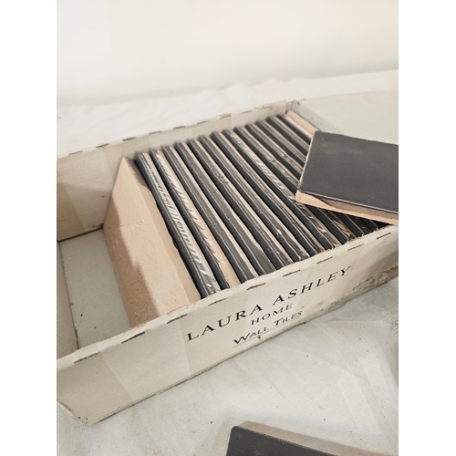 126 - Laura Ashley Artisan Charcoal Wall Tiles 7.5 X 15 cm  and other