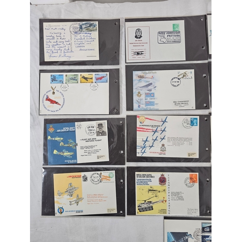 121 - First Day Covers Aviation RAF in Folder