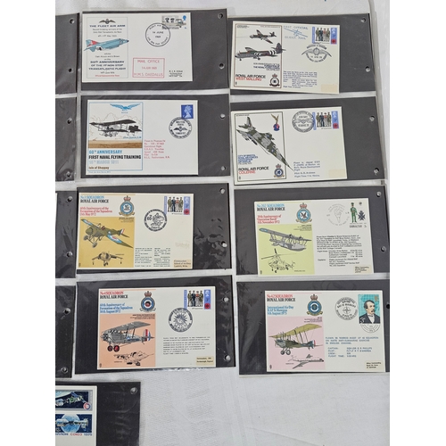 121 - First Day Covers Aviation RAF in Folder