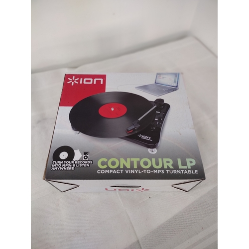 130 - ION Contour LP Compact Vinyl To MP3 Turntable