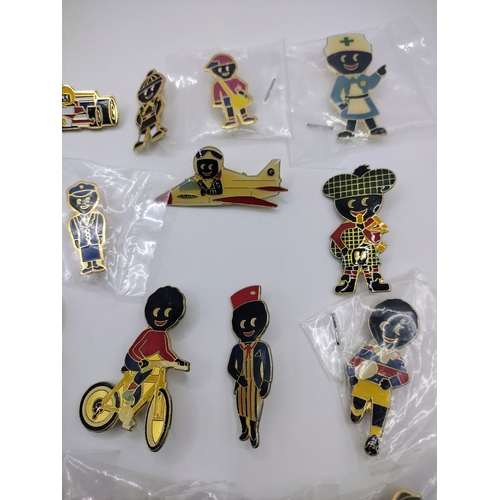 138 - 32 Robertson's Golly Badges Featuring 1970s to 1990s Designs, Including Rare Professions, Sports, an... 