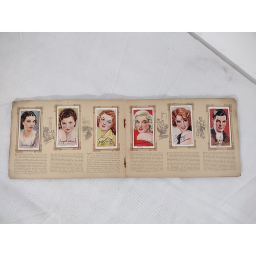 149 - Collection Of Cigarette Card Albums Featuring Radio Celebrities, Film Stars, Coronation Series, And ... 