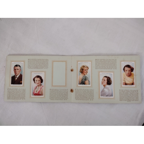 149 - Collection Of Cigarette Card Albums Featuring Radio Celebrities, Film Stars, Coronation Series, And ... 