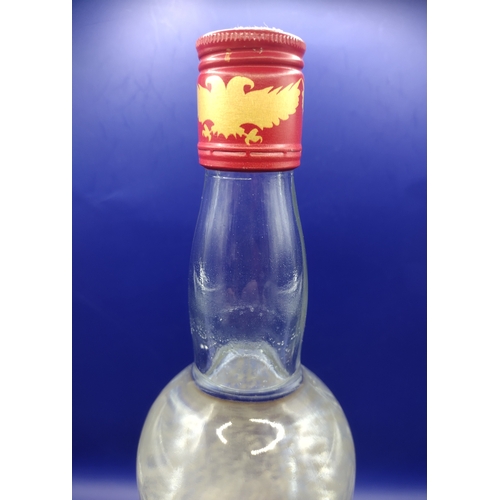 156 - Vintage Vladivar Imperial Vodka Bottle, 75cl, 37.7% ABV, Circa 1980s, Warrington Distilled by John G... 