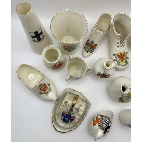 163 - C1-5-63 Selection of 15 Crestedware Crested China Items to include