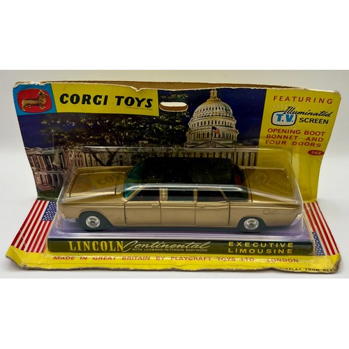 16 - Boxed Corgi Lincoln Continental 262 Executive Limousine with Illuminated Screen