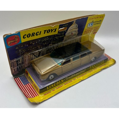 16 - Boxed Corgi Lincoln Continental 262 Executive Limousine with Illuminated Screen