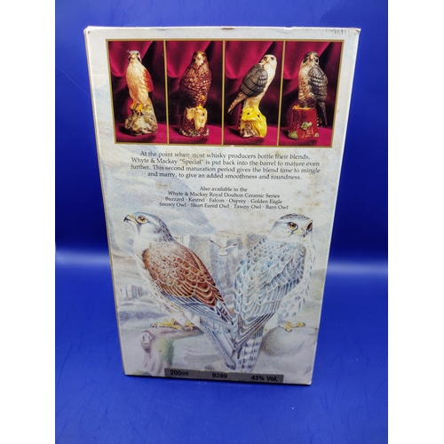 17 - Royal Doulton Ceramic Merlin Falcon from Whyte & Mackay Scottish Birds of Prey Whisky Series, Circa ... 