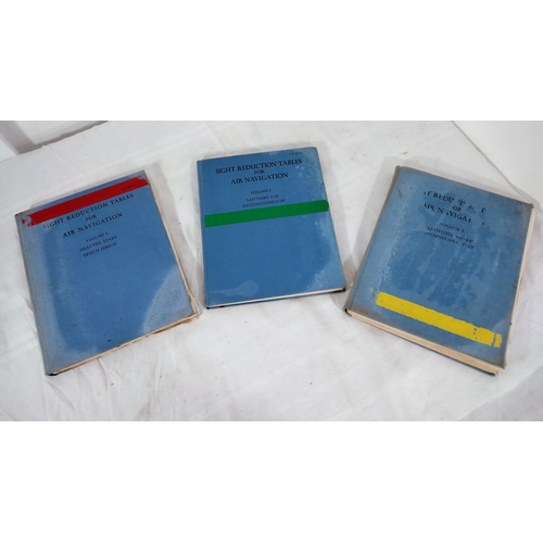 34 - Comprehensive Set of Sight Reduction Tables for Air Navigation, Printed in 1977 by HMSO, Including V... 