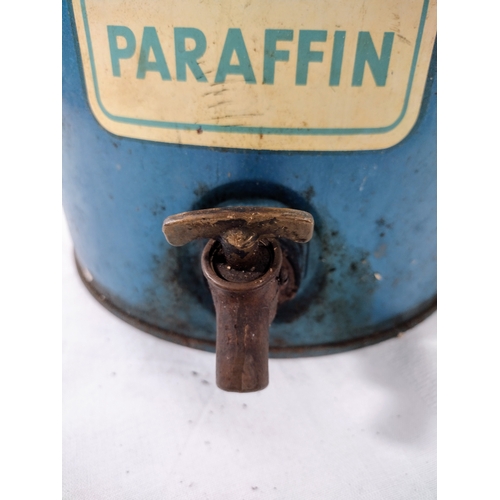 40 - Vintage Esso Blue Paraffin Dispenser from 1965 in Original Condition, Featuring Iconic Branding and ... 