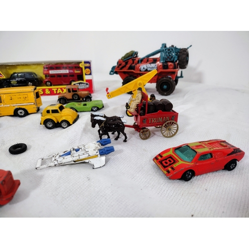 53 - Collection of Die-Cast and Vintage Toys Including a Cast Iron Train Locomotive Circa 1900s (possibly... 