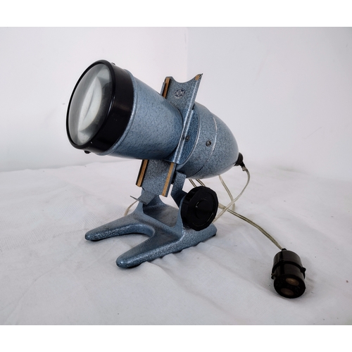 50 - Vintage Gnome British Made Projector, Circa 1950s–1960s, with Original Hammer-tone Finish