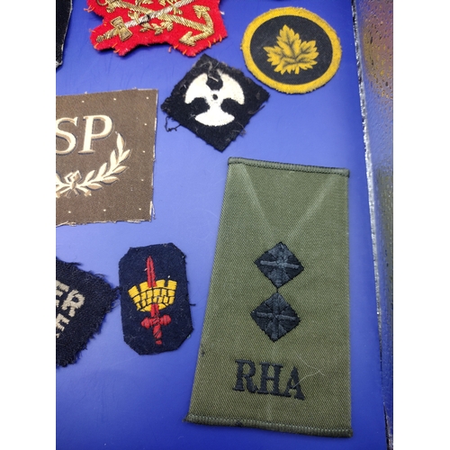 54 - Collection of British and Commonwealth Cloth Patches Including Royal Horse Artillery, Corps of Commi... 