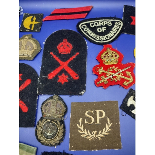 54 - Collection of British and Commonwealth Cloth Patches Including Royal Horse Artillery, Corps of Commi... 