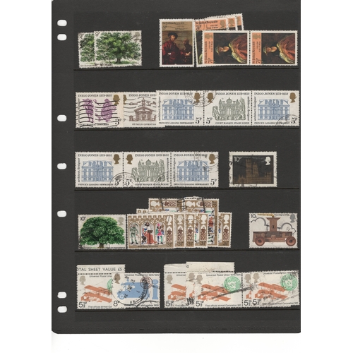 280 - C148-1-129 British Heritage and Commemorative Stamp Collection from 1966 to 1974 Featuring Historic ... 