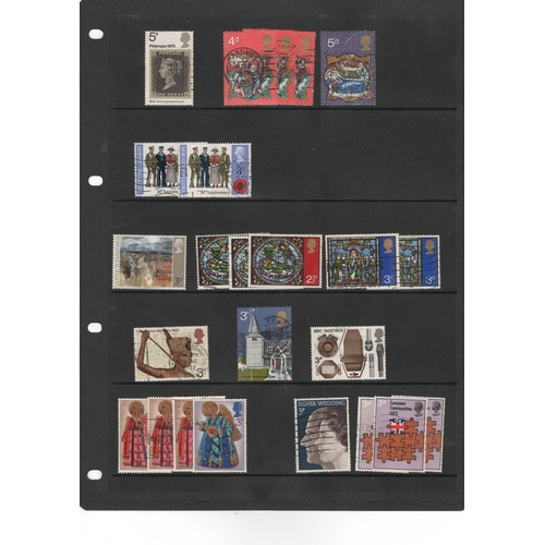 280 - C148-1-129 British Heritage and Commemorative Stamp Collection from 1966 to 1974 Featuring Historic ... 