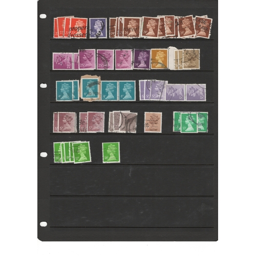 282 - C148-1-131 Collection of Queen Elizabeth II Machin Definitive Stamps Featuring Decimal Issues from 1... 