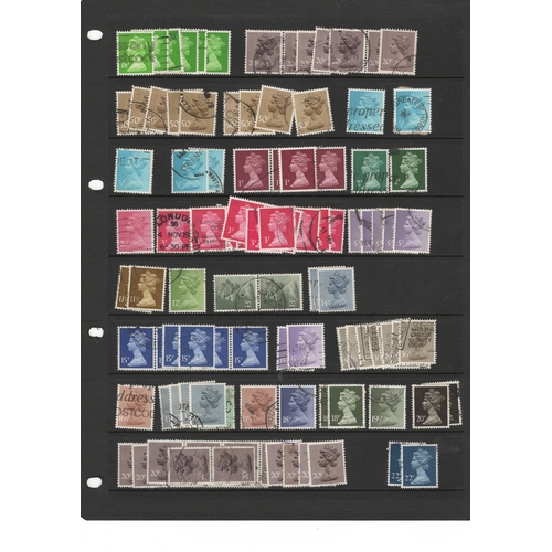 282 - C148-1-131 Collection of Queen Elizabeth II Machin Definitive Stamps Featuring Decimal Issues from 1... 