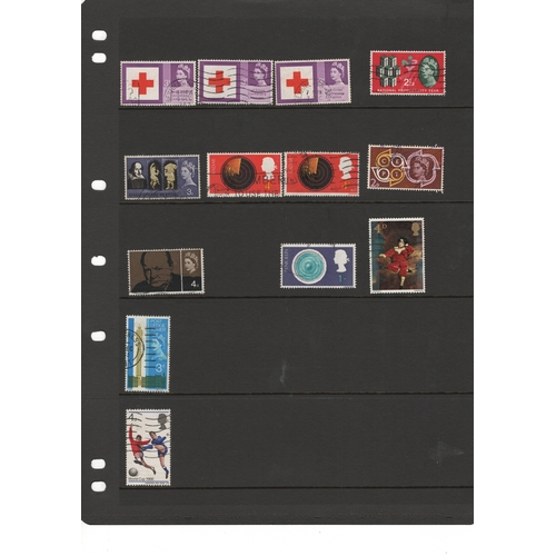 284 - C148-1-133 Collection of British Commemorative and Definitive Stamps from 1952 to 1966, Including Ea... 