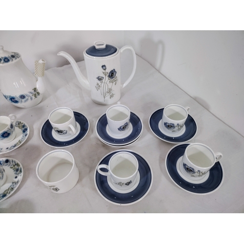 152 - Two Wedgwood Bone China Part Coffee Sets, 'Clementine' and Susie Cooper's 'Glen Mist' Patterns, Feat... 