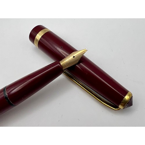 26 - Vintage 14ct Gold Nibbed Conway 57 Fountain Pen with 14k Nib