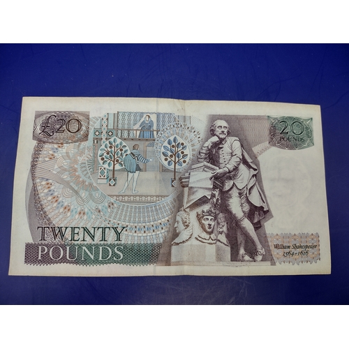 36 - Set of Bank of England Series D Notes, Including £20 William Shakespeare Issue and £10 Florence Nigh... 