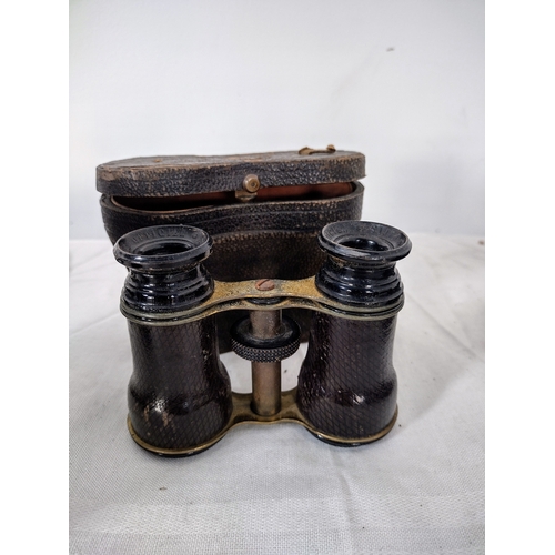 74 - Set of 4 Binoculars Including Carl Zeiss Jena Jenoptem 8x30W, Bushnell 8x40, Miranda 10x25, and Earl... 