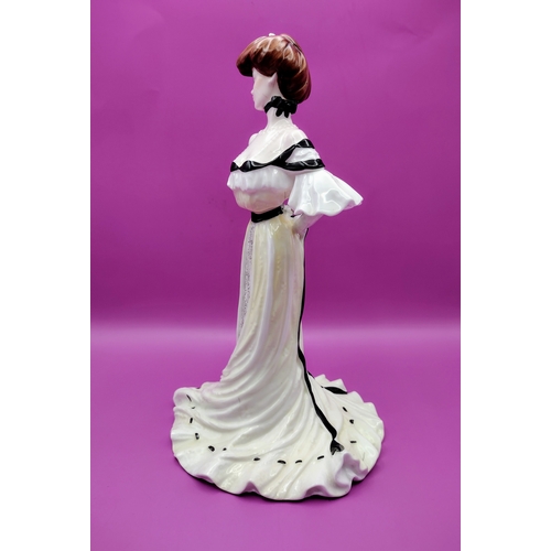 87 - Coalport Golden Age Figurine Alexandra at the Ball by Elisabeth Woodhouse, (1987) Limited Edition 8,... 