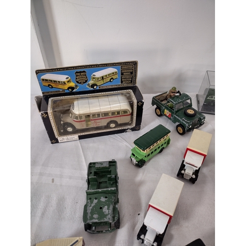 86 - Collection of Vintage and Modern Die-Cast Vehicles and Military Models, Including Dinky Toys, Origin... 