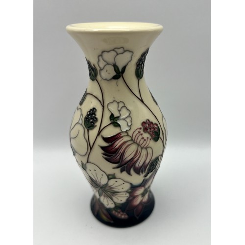 148 - Moorcroft Bramble Revisited Vase 2010 by Alicia Amison 13cm - Factory Second (Red Dot)