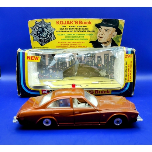 158 - 1975 Corgi Kojak’s Buick Regal Die-Cast Model Number 290 with Original Box - Missing Kojak Figure