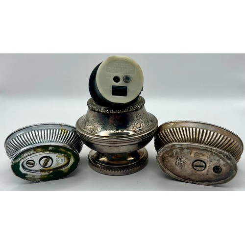 168 - Three Vintage Table Lighters to include Petrol Ronson Queen Anne, Ronson Butane & Petrol Mtc