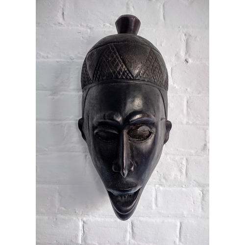 176 - Early to Mid-20th Century Dan Mask (Modern Day Liberia or Côte d’Ivoire), Approx. 40 cm Tall, Featur... 