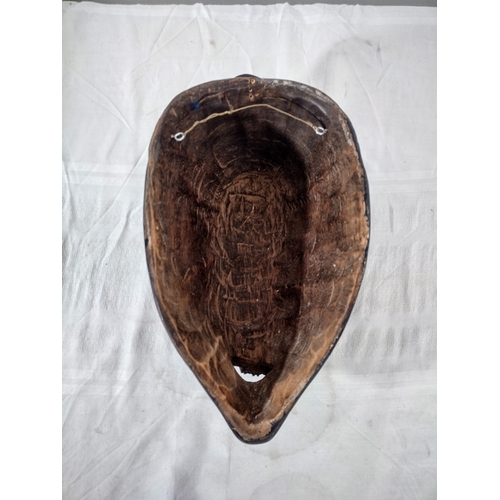 176 - Early to Mid-20th Century Dan Mask (Modern Day Liberia or Côte d’Ivoire), Approx. 40 cm Tall, Featur... 