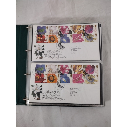 178 - Album of Approximately 64 British First Day Covers, 1990s to Early 2000s, Featuring Commemorative Th... 