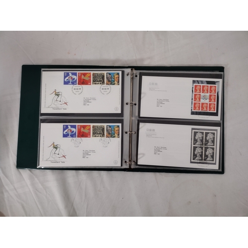 178 - Album of Approximately 64 British First Day Covers, 1990s to Early 2000s, Featuring Commemorative Th... 