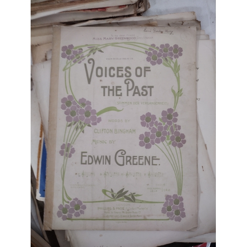 179 - Collection of Approximately 200 Pieces of Victorian to Edwardian Popular Songs, Music Hall Sheet Mus... 