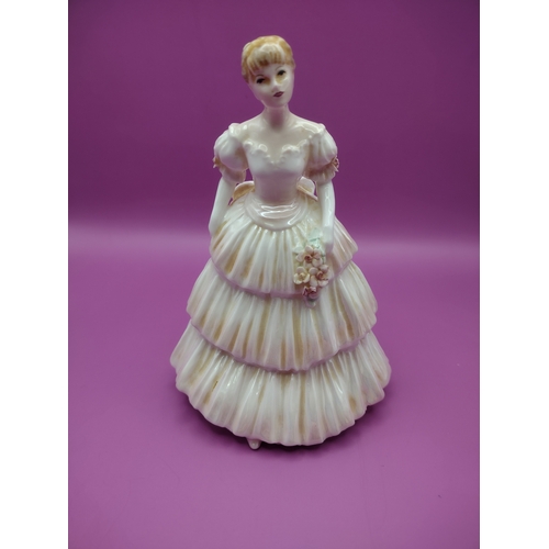 186 - Four Coalport Figurines Including Debutante of the Year 1997 Poppy Ball, Debutante of the Year 1995 ... 