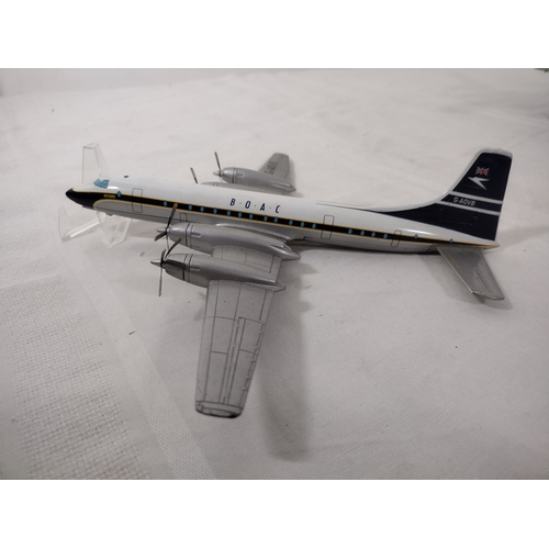 195 - Collection Of Die-Cast Aircraft Models Featuring Corgi BOAC Britannia 300, B-29 Superfortress Enola ... 