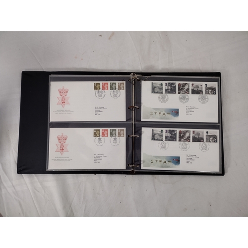 201 - Album of Approximately 45 British First Day Covers, Various Dates, Featuring Commemorative Themes In... 