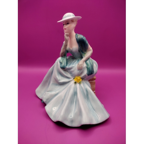 204 - Coalport Ladies of Fashion Figurine Hayley, Modelled by John Bromley, Production Date 1987, Fine Bon... 